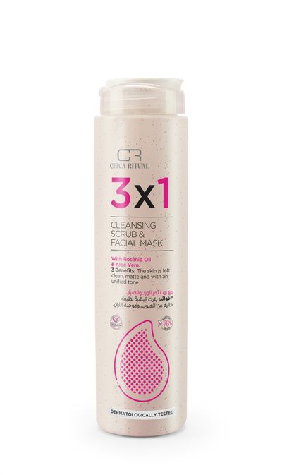 Chica Ritual 3-in-1 Mask Scrub and Cleanser 200ml bottle