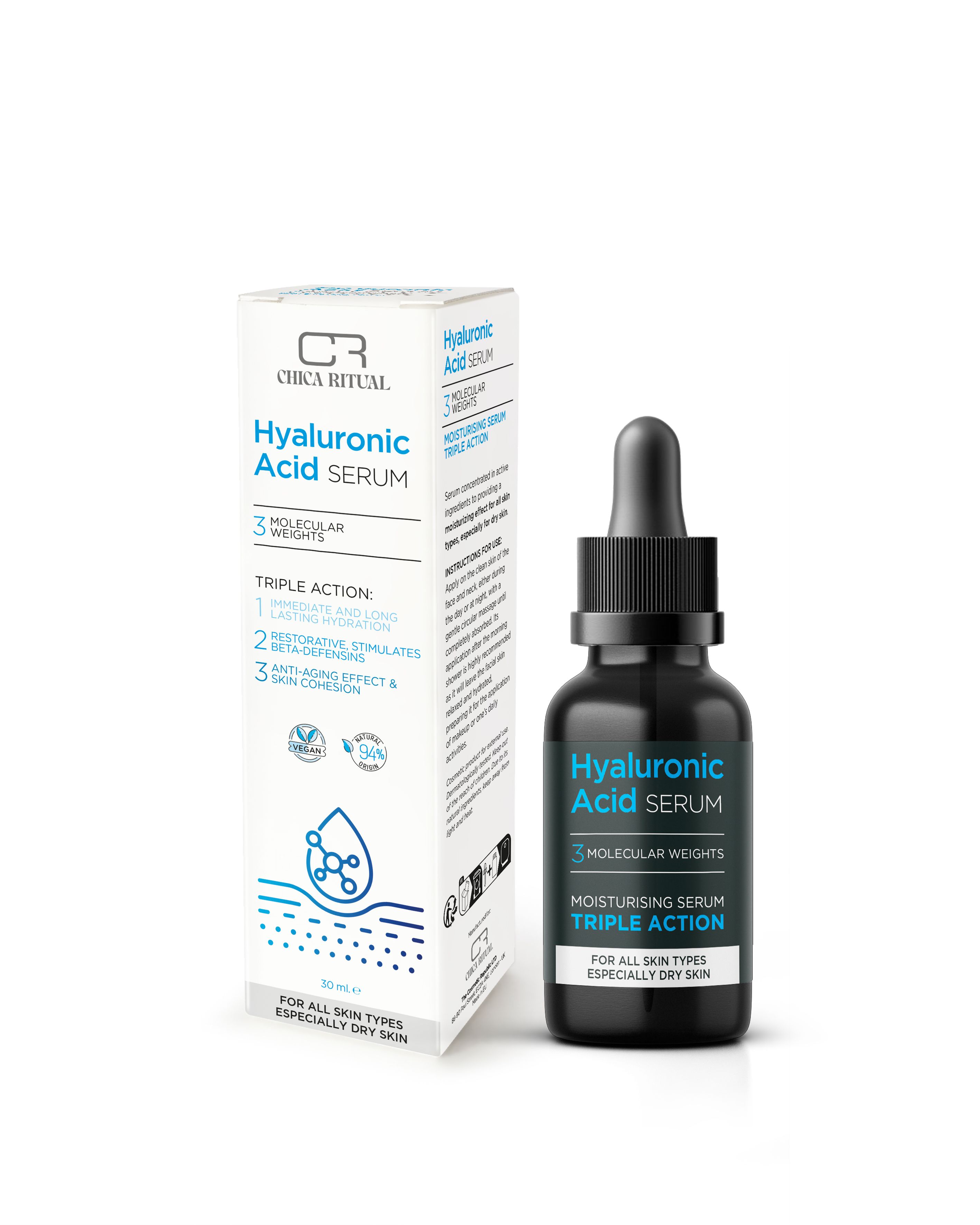Chica Ritual Hyaluronic Acid Serum 30ml bottle