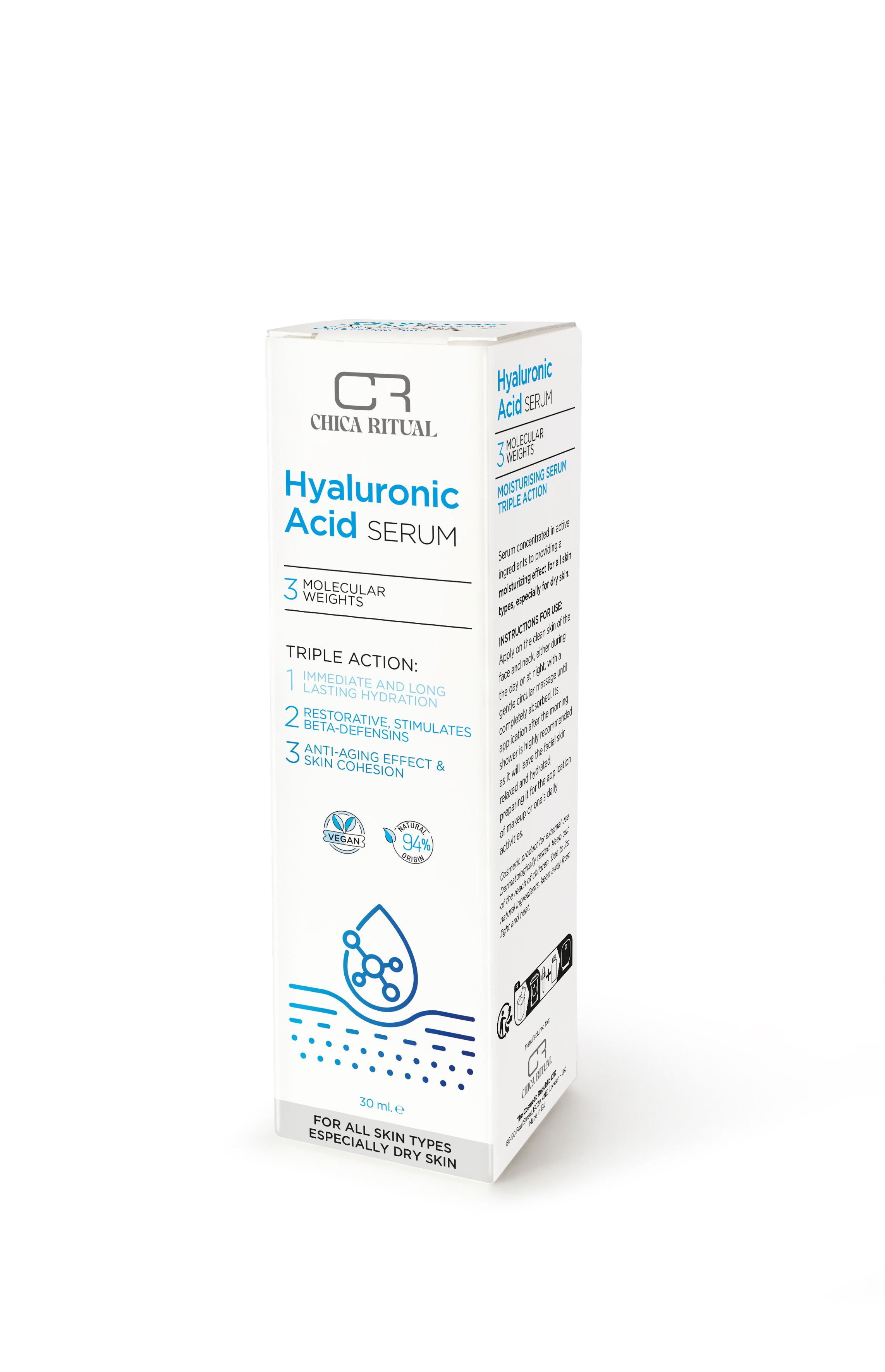 Chica Ritual Hyaluronic Acid Serum 30ml bottle